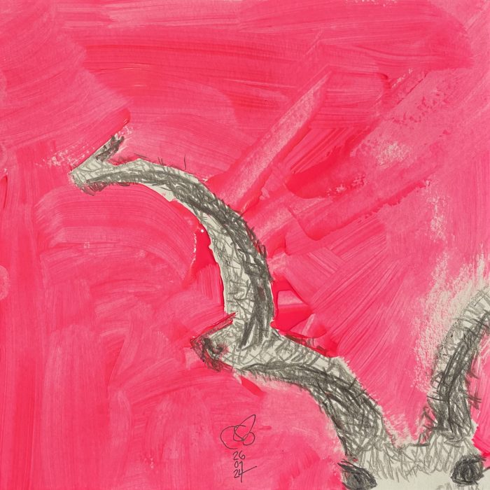 Mixed Media auf Papier | 2024 | 20 x 20
